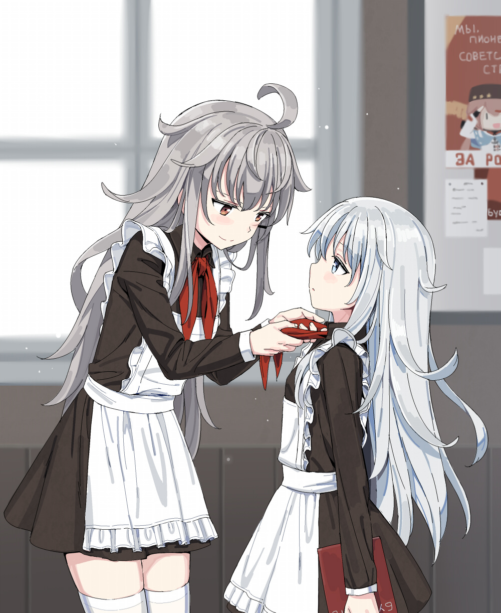 これから燃え上がる直前のような二次美少女同士の百合からレズになりそうな二次エロ画像-37